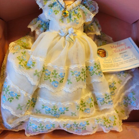 Madame Alexander #1510 Doll- First Lady Julia Tyler - Tag & Box Series II - Picture 10 of 15
